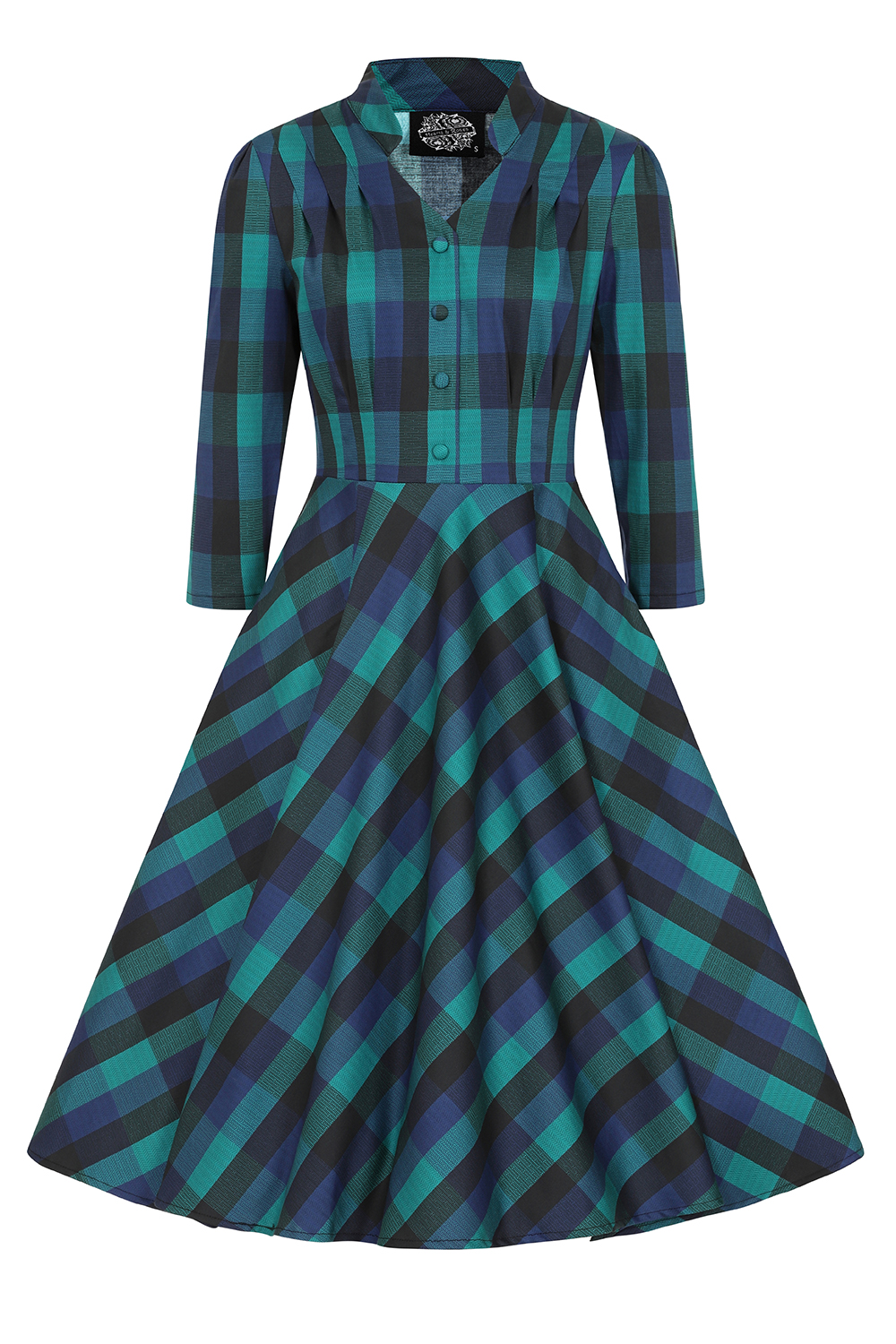 Louisa Check Swing Dress